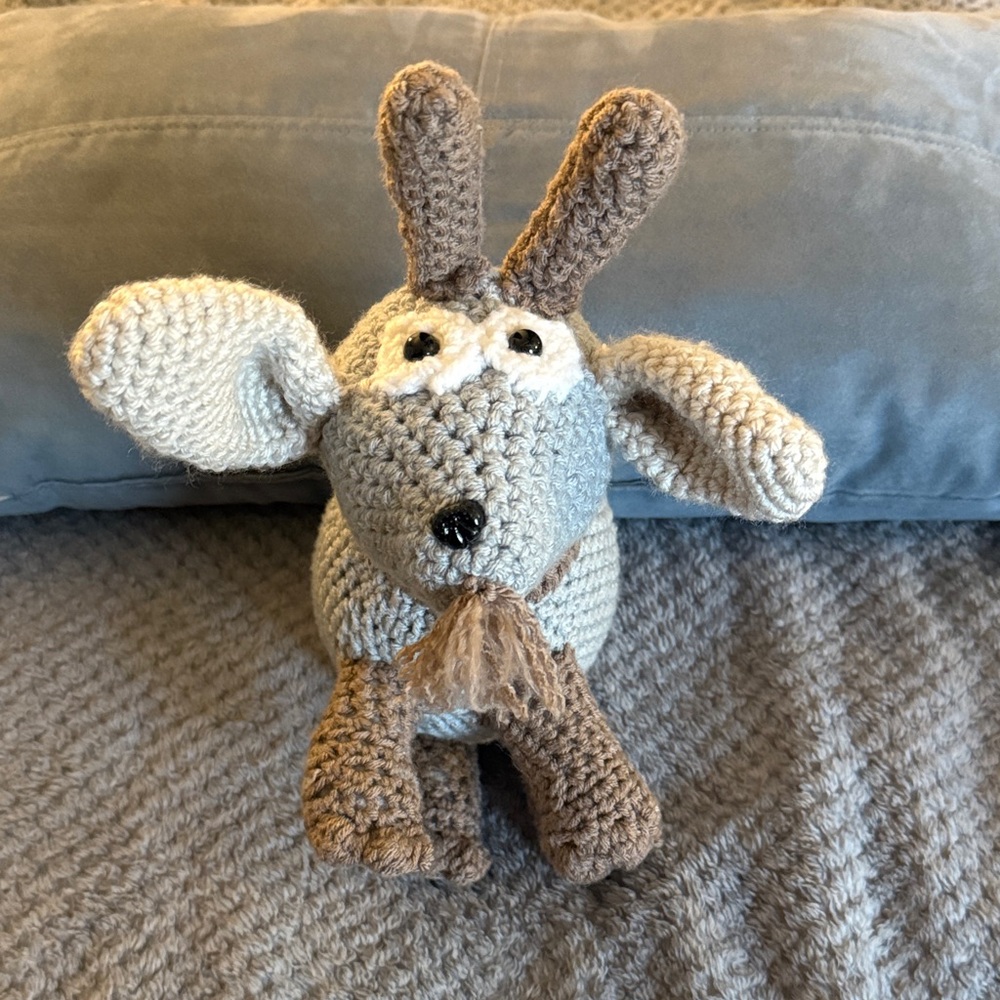 Handmade Crochet Goat Plush